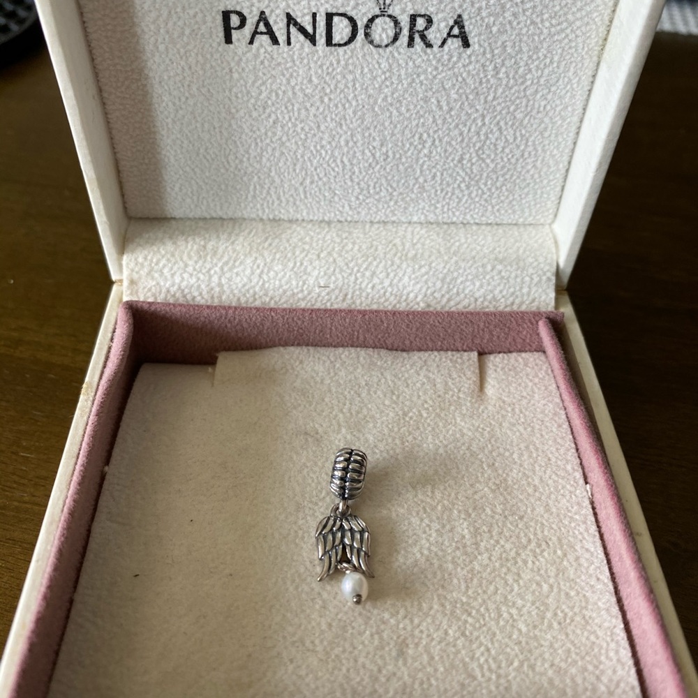 Pandora angel wing dangle charm